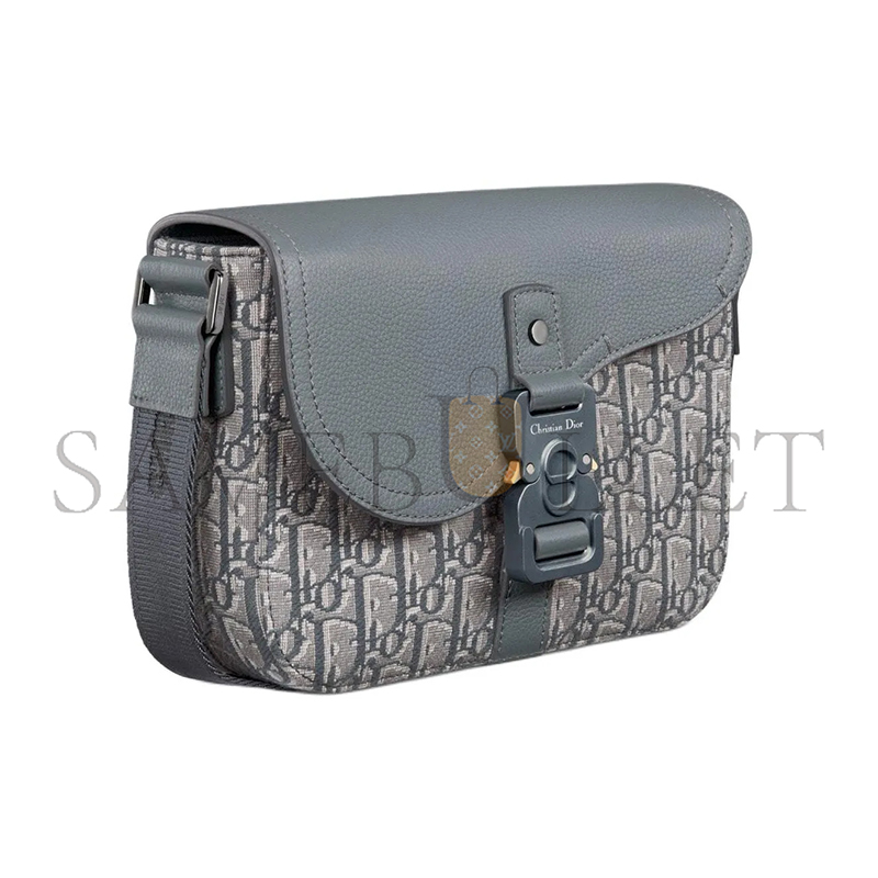 D*or small saddle messenger bag with flap 1adpo049yks-h12e (23*18*6cm)